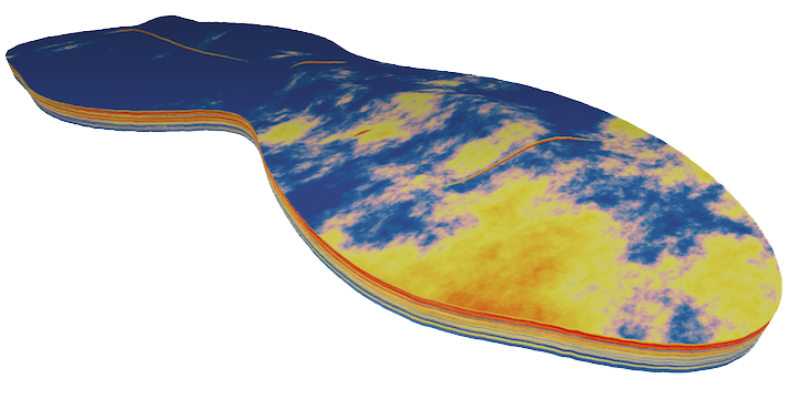 1B Model Porosity
